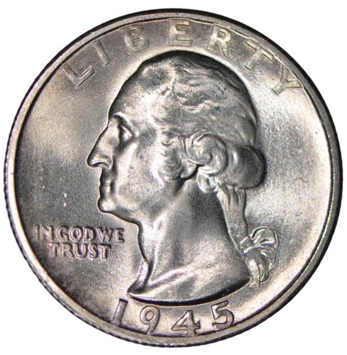 1945-S Washington Silver Quarter ~ Uncirculated
