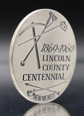 1869 - 1969 Lincoln County New Mexico Billy the Kid 999 FINE