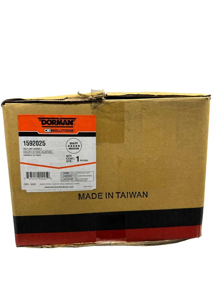 Headlight Assembly Left Driver Side 2004-2006 Toyota Highlander - Dorman 1592025 Foto 2 de 4