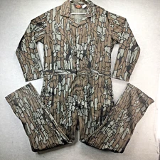 Blue Bill By RedHead Trebark Coveralls Men’s XL TALL Hunting Camo NON-Insulated