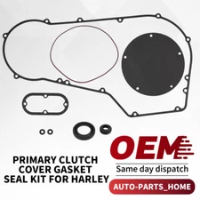 Engines Clutch Primary Cover Gasket Seals Kit for Harley Softail Dyna 1994-2005