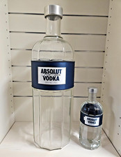 Absolut Vodka 7L / 7000ml - MODE Show Glasflasche / Deko / Limited Edition
