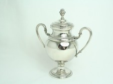 Zuccheriera in Argento 800°% con coperchio nuova