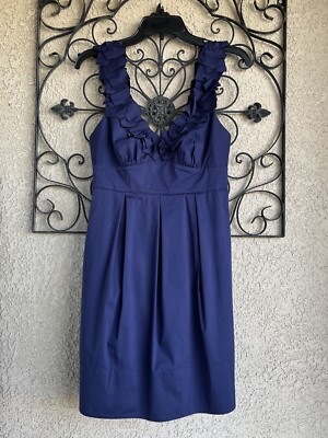 bcbg maxazria dress - size 2 navy blue | eBay