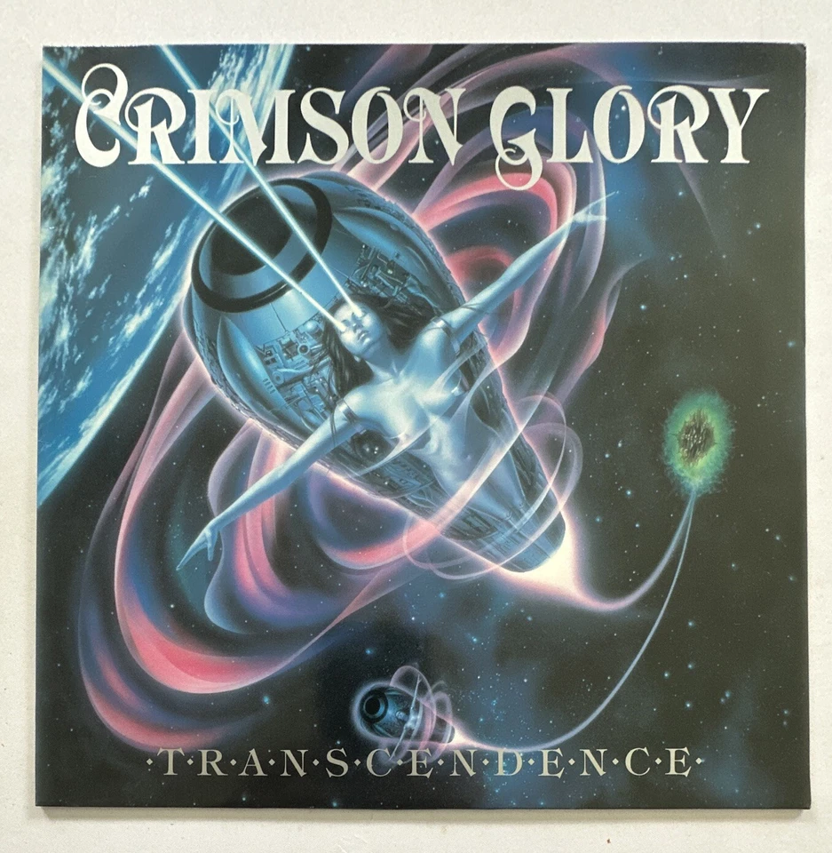 Crimson Glory – Transcendence. 1988 Original Press Road Runner Lp Vinyl Ex-Ex - Image 2 of 4