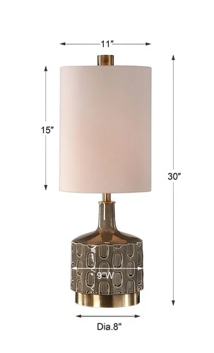 Darrin - 1 Light Table Lamp Lamps Uttermost 29682-1 - Picture 9 of 11