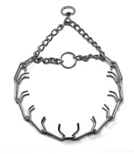 Herm Sprenger Prong Dog Training Collar, 22in x 3.0mm 22 x 3.0mm, Silver
