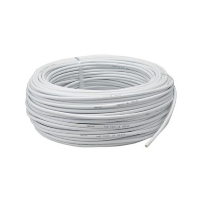 Stromkabel H03VV-F/ ODB 300V 3x0,75 weiß 02.0101.0100
