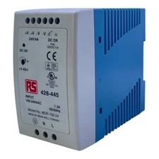 RS 428-445 Power Supply 100-240V AC Output 24V DC Power Supply for Industrial