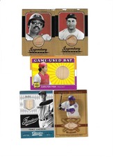 BASEBALL BAT LOT 5 ALL WITH CHIPPING ROY CAMPANELLA REGGIE JACKSON FISK LAZZERI
