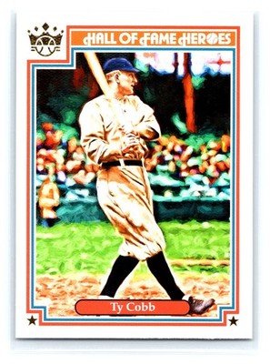 2019 Panini Diamond Kings #HH-10 Ty Cobb Hall of Fame Heroes Detroit Tigers