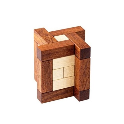 Prison Puzzle by Pelikan, Designed by Lucie Pauwels - Made With Bubinga & Maple
