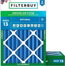 Filterbuy 21x22x4 MERV 13 Air Filter Replacement HVAC Furnace