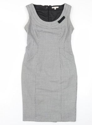 Marks and Spencer Damen graues Etuikleid, Größe 6 - elegante Auswahl