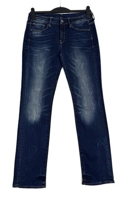 G-Star Raw Jeans 3301 Contour High Straight Damen W28 L30 Blau Comfort Hose WMN