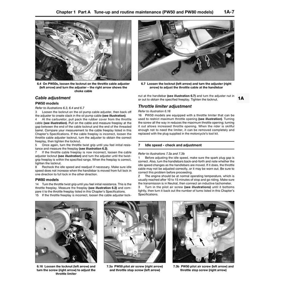 For Honda FourTrax 250 86-89 Repair Manual Haynes Manual Yamaha Trailbikes Foto 3 de 3