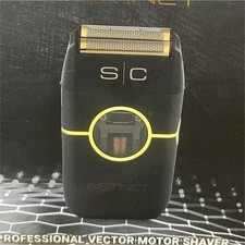 S C Instinct Metal Edition Vector Motor Shaver, Metal Body, Gold Titanium Foils
