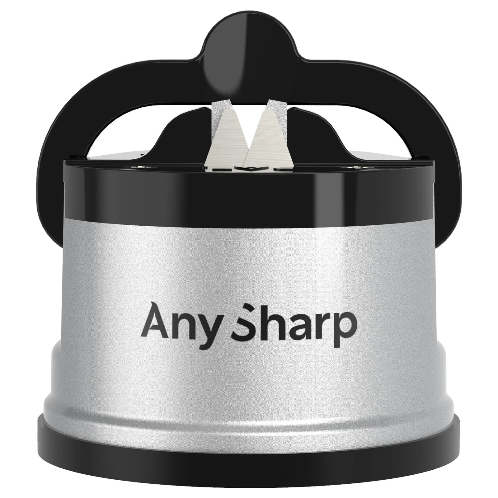 AnySharp Knife Sharpener, Hands-Free Safety, PowerGrip Suction, Safely Sharpe...