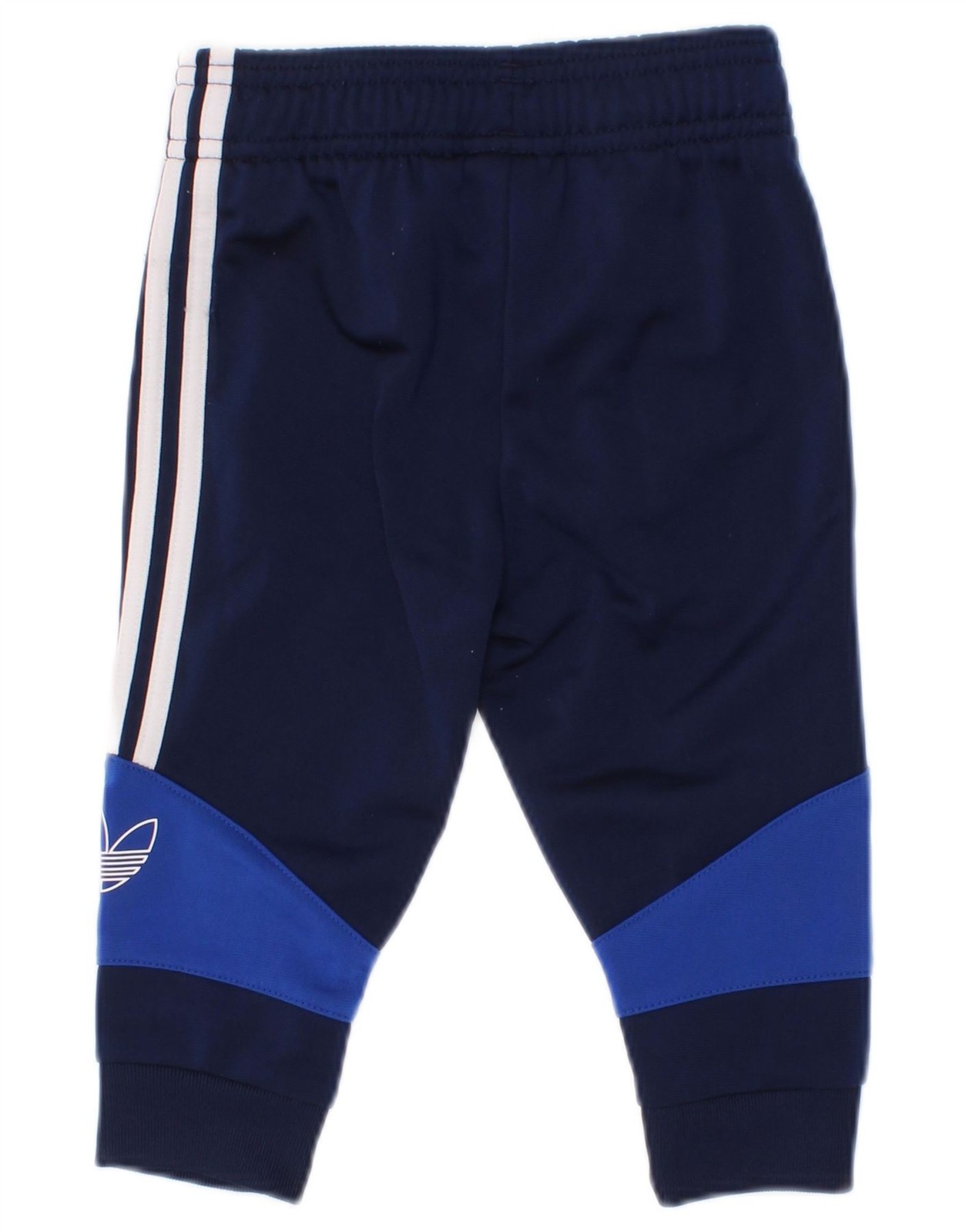Adidas Baby Boys Graphic Tracksuit Trousers 9-12 Months Navy Blue FB00 image 2