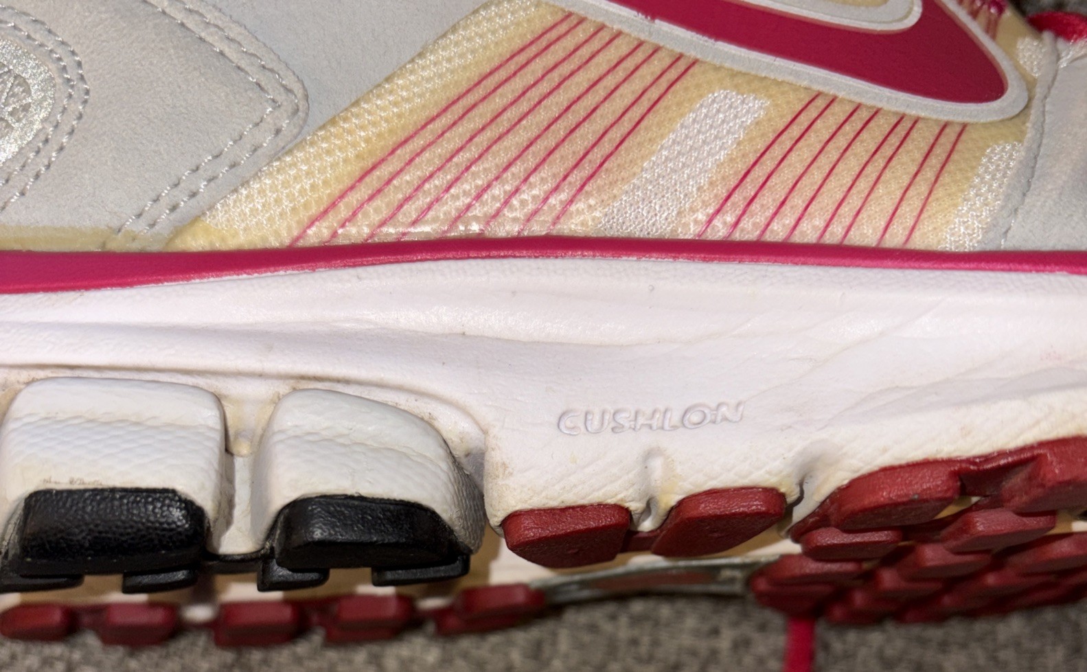 Nike Women's Air Pegasus 28 Hot Pink White Gray Running Shoe / Sz 8 thumbnail 12