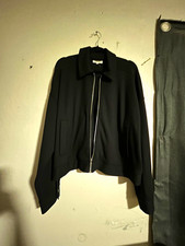 Madewell Black Full Zip Collared Jersey Jacket Long Sleeve Women  s XL
