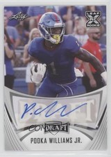2021 Leaf Draft Pooka Williams Jr #BA-PWJ Auto 0c6