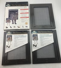 Lot of 3 PetSafe Pet Screen Door Small Dog or Cat up to 30 lbs 8" x 10" P1-ZB-11