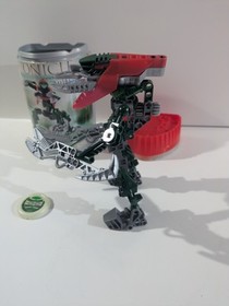 LEGO Bionicle Vahki Vorzakh Figure w/ Canister &mdash; 2004 Metru Nui &mdash; NO Manual