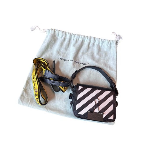 Authentic Off-White Binder Virgil Abloh Clip Bag