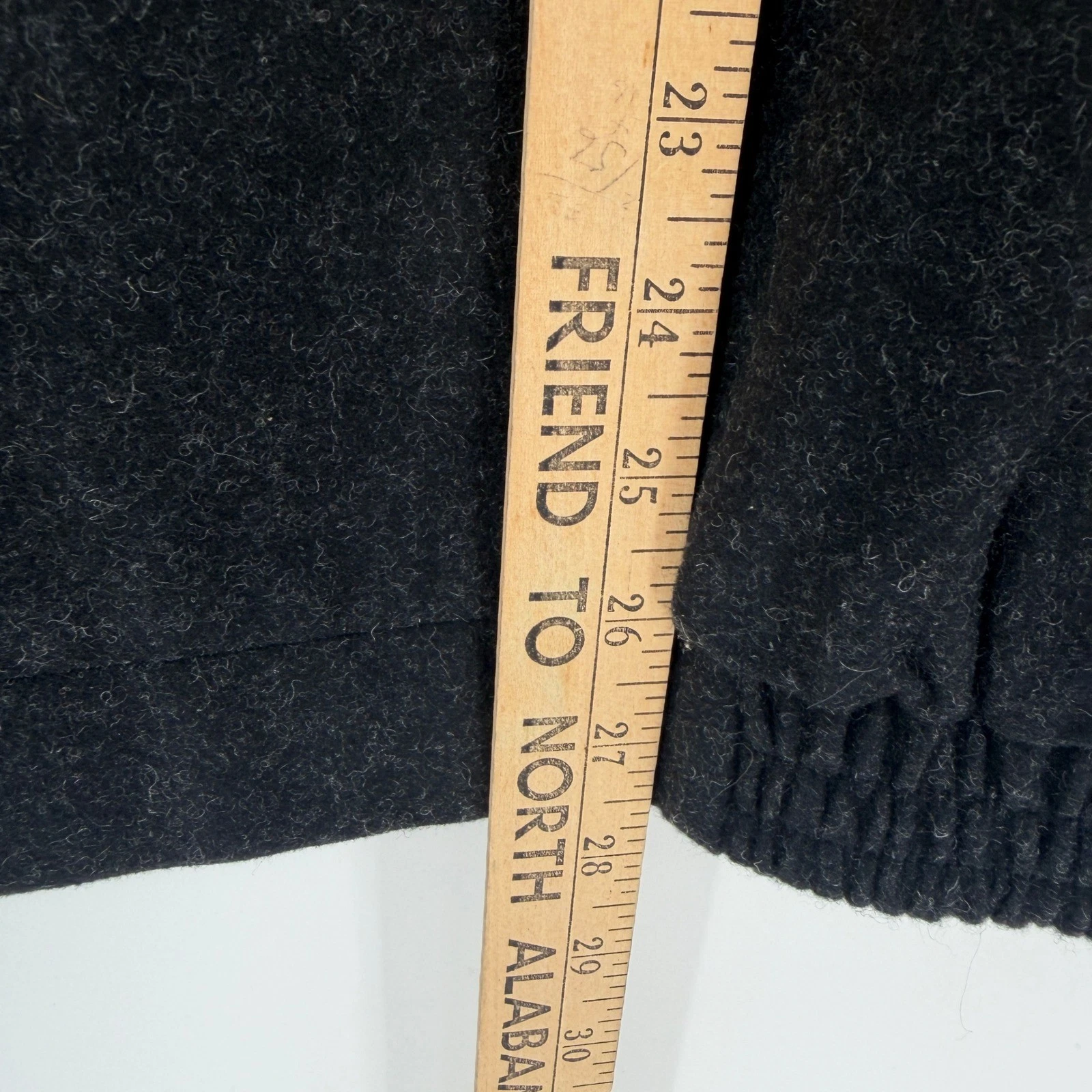 Jos. A. Bank Mens Wool Blend Full Zip Jacket Charcoal Gray Large L Regular NWOT image 7