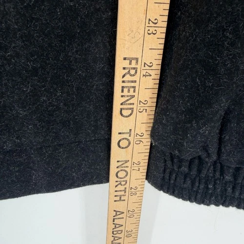Jos. A. Bank Mens Wool Blend Full Zip Jacket Charcoal Gray Large L Regular NWOT image 7