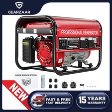 PETROL ENGINE GENERATOR PORTABLE 6500W 274CC 4-STROKE 7.5HP OHV FOR CAMPING RV