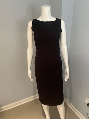 1998 Vintage Tom Ford for Gucci Ad Campaign Bodycon Black Knit Dress Size 40