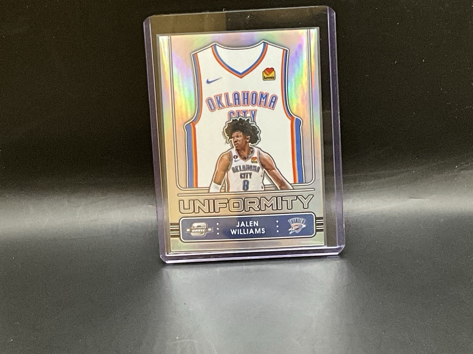 2022 Contenders Optic Jalen Williams Rookie Card Uniformity Silver Prizm #24