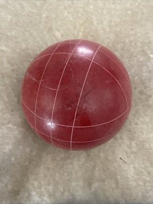 Bocce Lawn Bowl Ball Replacment 13  Circumference Red