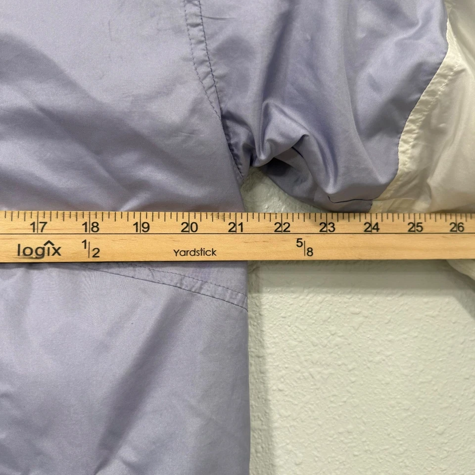 Chaqueta cortavientos vintage Puma Track retro pastel lavanda crema bloque de color L Foto 4 de 4