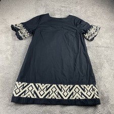 Banana Republic Poplin Mini Dress Womens Petite Small Black