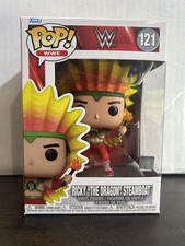 Ricky "The Dragon" Steamboat WWE Vaulted Funko Pop 121 with Protector
