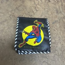 Vintage 1978 Nasta Marvel Comics "The Amazing Spider-Man" Black Vinyl Wallet