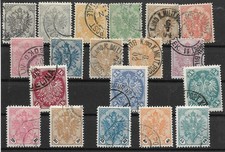 Autriche Bosnie-Herzégovine MiNr 10-28 Oblitéré