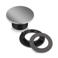 Kitchen Faucet Hole Cover Stainless Steel, Premium Sink Tap Hole Cover, Brush...