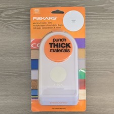 Fiskars Circle Paper Punch for Thick Materials Shapes Scrapbooking Card Making