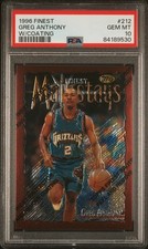 1996 FINEST W/COATING #212 GREG ANTHONY PSA 10