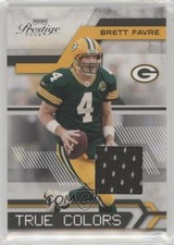 2008 Prestige True Colors Materials 25/100 Brett Favre #TC-7 HOF 2r7