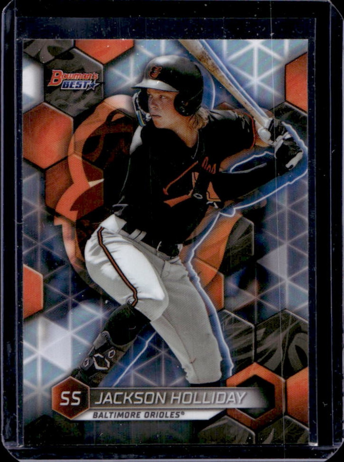 2023 Bowman's Best Jackson Holliday Top Prospects Refractor #TP-12 Orioles