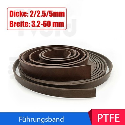 PTFE Bronze Guide Tape Führungsband Dichtungband Piston Zylinder Dicke 2mm-5mm