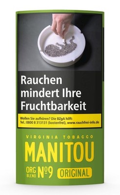 Manitou Original Organic Blend No. 9 Zigarettentabak 3x(5 Pouches)=15 Pouches