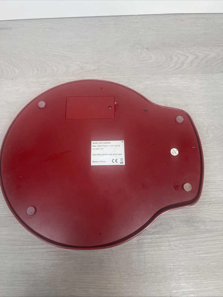 New in Box KitchenAid Digital Scale Empire Red (HERA) Up to 22 lbs. - Image 3 of 3