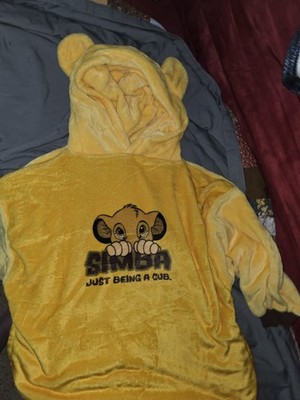 Blanket Hoodie With  Simba From The Lion King And Ears, Adult XL