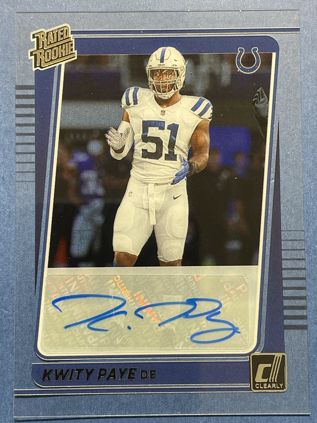 Kwity Paye #96 2021 Panini Mosaic Football Rookie Autographs Mosaic